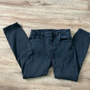 Kut from the Kloth Black High-Waisted Jeans Sz 6